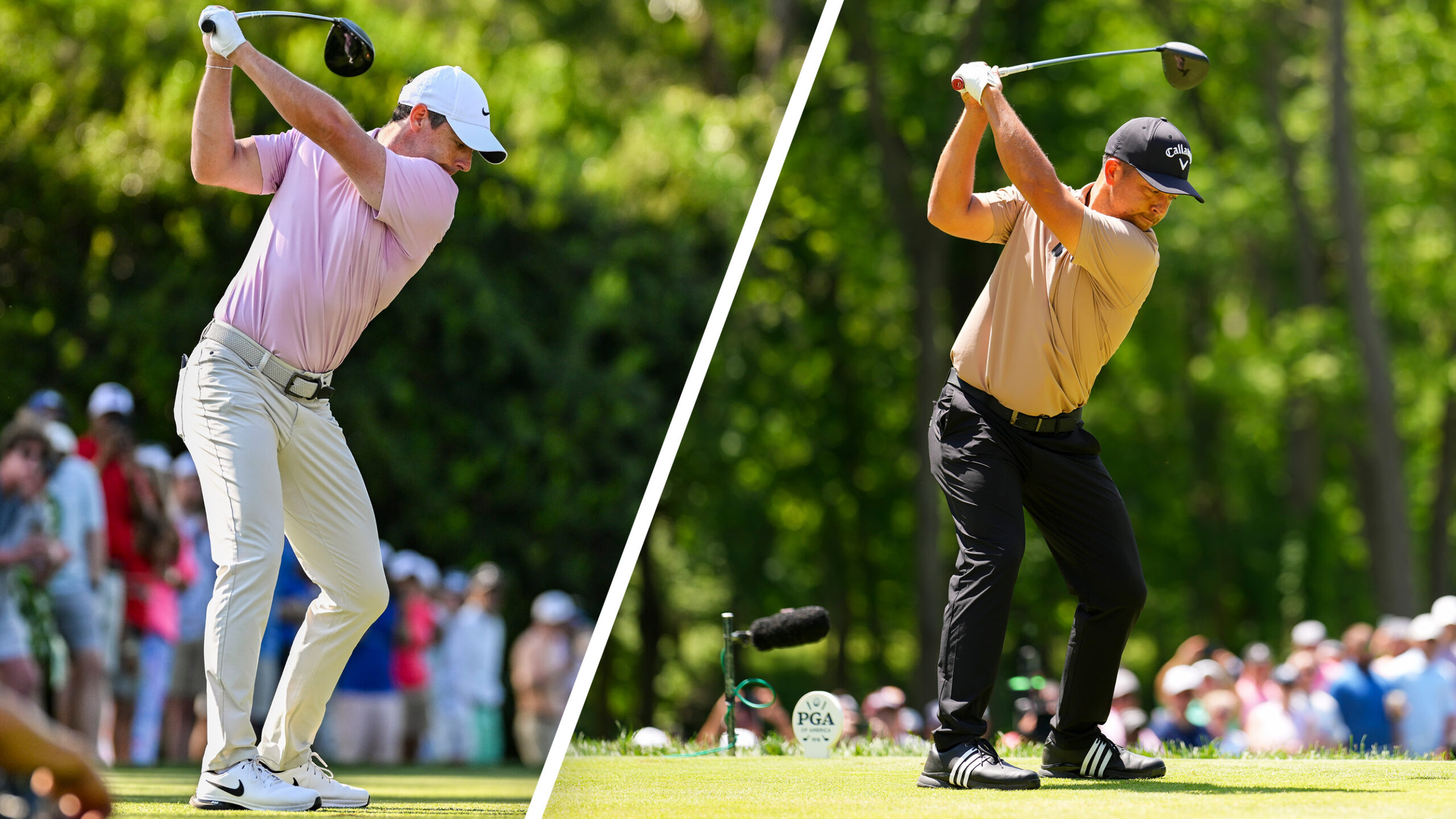 Backswing to downswing transition